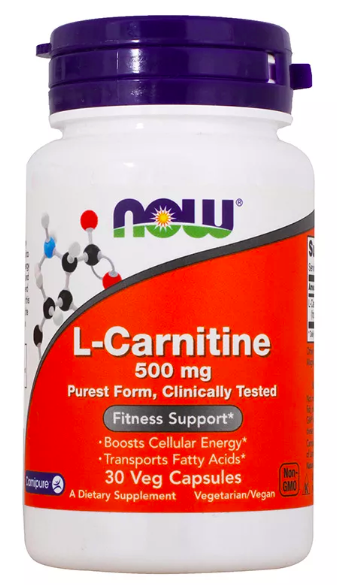 NOW L-Carnitine 500 мг (30 кап)
