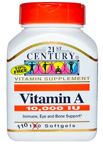 21st Century Vitamin А 10 000 МЕ Softgels