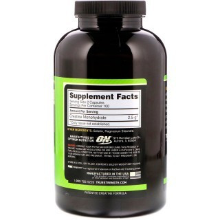 Optimum Nutrition Creatine 2500 (100 кап)