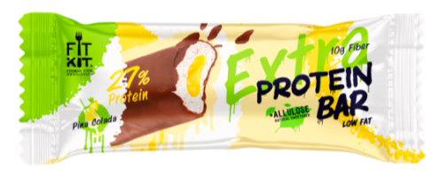 Протеиновый батончик с начинкой Fit Kit Protein bar EXTRA (55 гр)