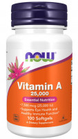 Витамин А Vitamin A 25000 ME NOW