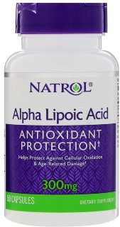 Natrol Alpha Lipoic Acid 300 mg (50 кап)