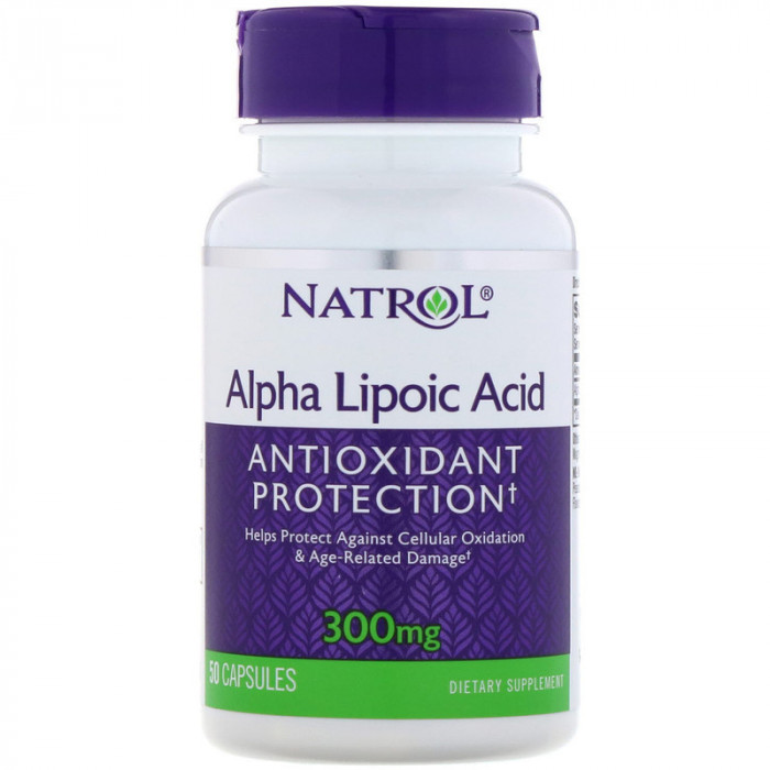 Natrol Alpha Lipoic Acid 300 mg (50 кап)