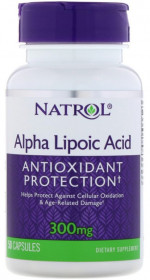 Natrol Alpha Lipoic Acid 300 mg (50 кап)