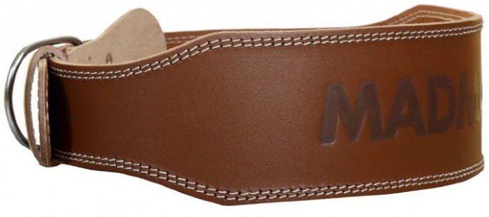 Пояс атлетический MadMax Пояс Full Leather (Черный)