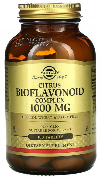 Solgar Citrus Bioflavonoid Complex (биофлавоноиды) 1000 мг (100 капс)