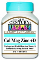 21st Century Cal Mag Zinc + D3