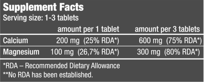 Коралловый кальций Coral Calcium Magnesium BioTechUSA (100 таб)