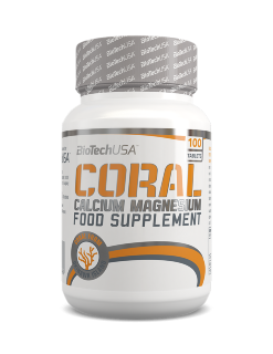 Коралловый кальций Coral Calcium Magnesium BioTechUSA (100 таб)