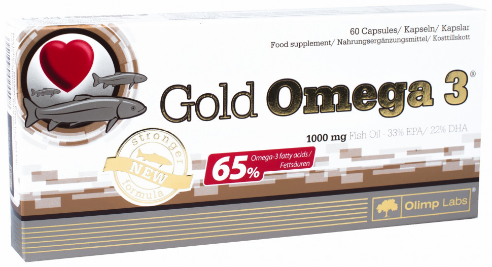 Olimp Gold Omega 3 Plus 65% (60 капс)