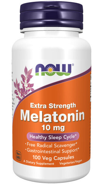 NOW Melatonin 10 мг VEG