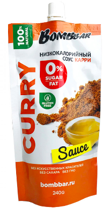 Низкокалорийный соус Карри BombBar (240 г)