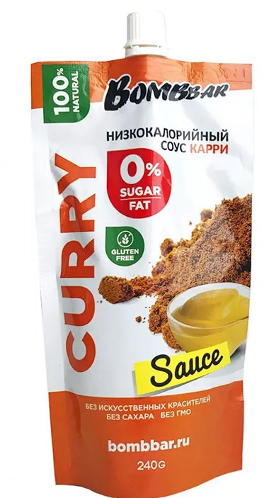 Низкокалорийный соус Карри BombBar (240 г)