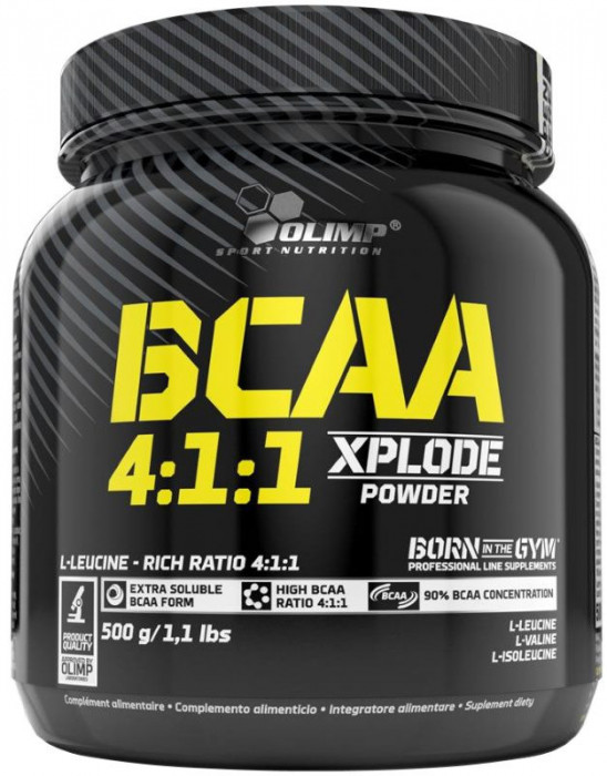 BCAA Xplode powder 4:1:1 (аминокислоты, бцаа) 500 г Olimp