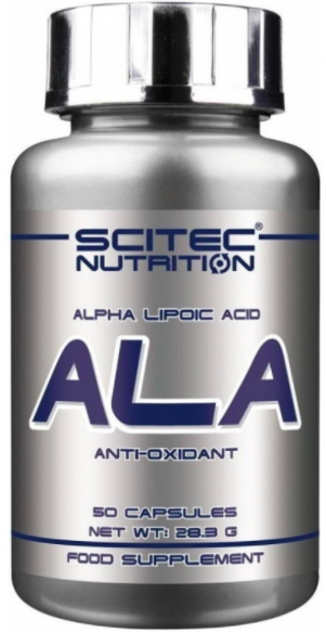 Альфа Липоевая кислота ALA Scitec Nutrition  (50 капc) (Срок до 10.22)