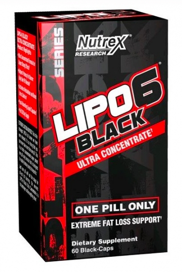 Жиросжигатель Nutrex Lipo-6 Black Ultra Concentrate (60 капс)