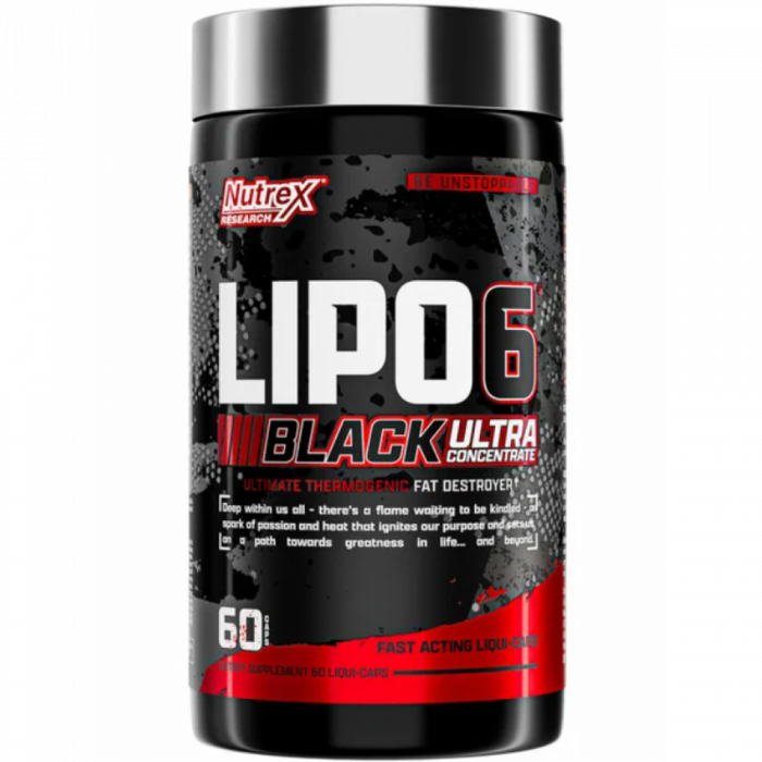 Жиросжигатель Nutrex Lipo-6 Black Ultra Concentrate (60 капс)