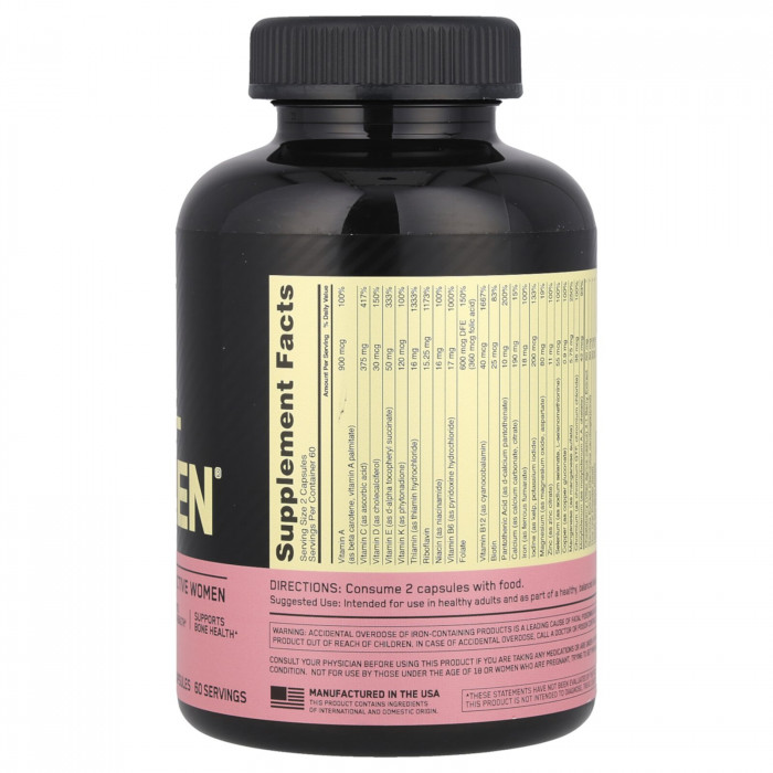 Optimum Nutrition Opti Women (60 капс)
