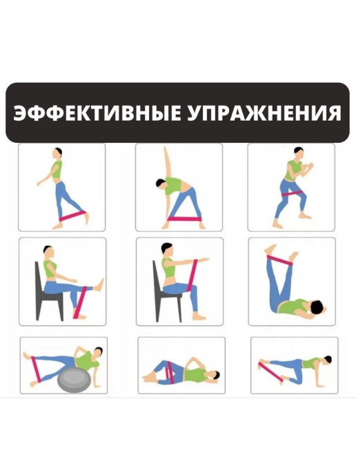 Набор фитнес-резинок (5 шт)