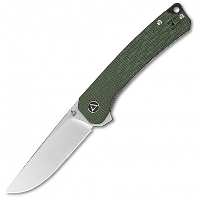 Нож QSP Osprey Satin сталь 14C28N, рукоять Green Micarta