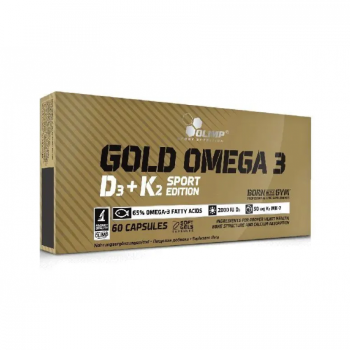 Olimp Gold Omega 3 D3 + K2 Sport Edition (60 капс)