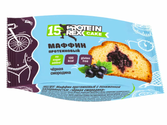 Низкокалорийный протеиновый маффин Protein Rex (40 гр)