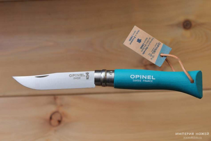 Складной нож Opinel №6 Trekking бирюзовый – Opinel