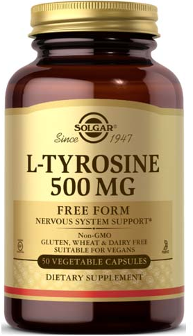 Solgar L-Tyrosine 500 мг (50 вег капс)