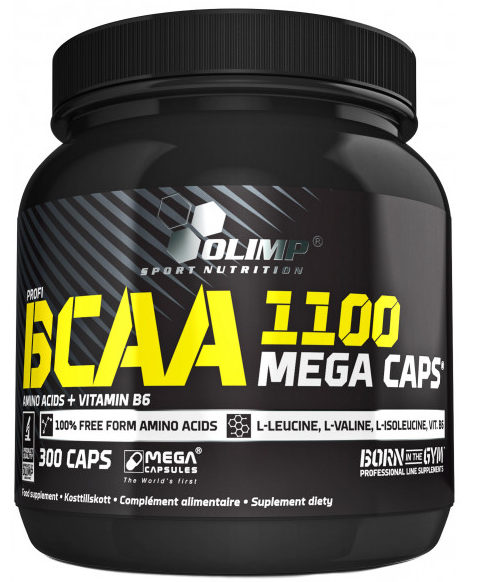 Аминокислоты БЦАА Olimp BCAA Mega caps (300 капс)