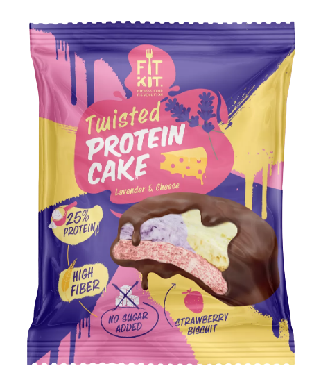 Протеиновое печенье Protein TWISTED CAKE Fit Kit (70 г)