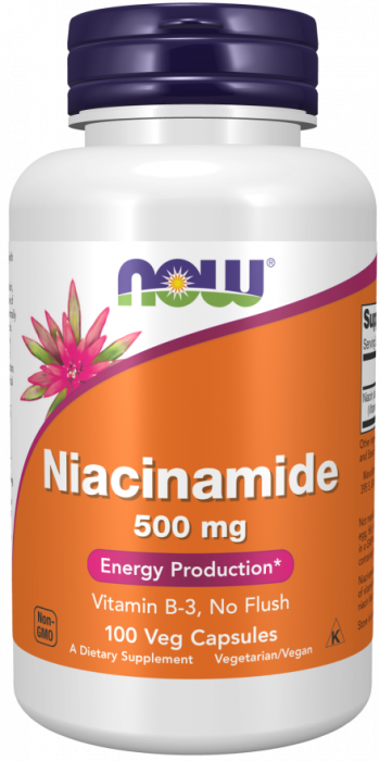 Ниацинамид Now Niacinamide 500 мг VEG