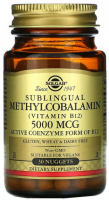 Solgar Methylcobalamin (витамин B12) 5000 мкг (30 пастил)