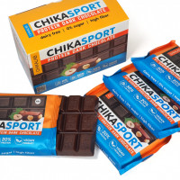 Шоколад протеиновый темный CHIKASPORT (100 г)
