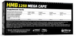 HMB 1250 MEGA CAPS (Гидроксиметилбутират) Olimp (120 капс)