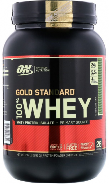 Сывороточный протеин Optimum Nutrition 100% Whey Gold Standard (837-907 г)