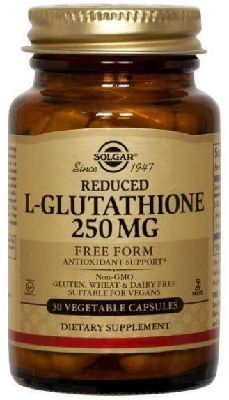 Solgar Reduced L-Glutathione (L-глутатион) 250 мг (30 вег капс)