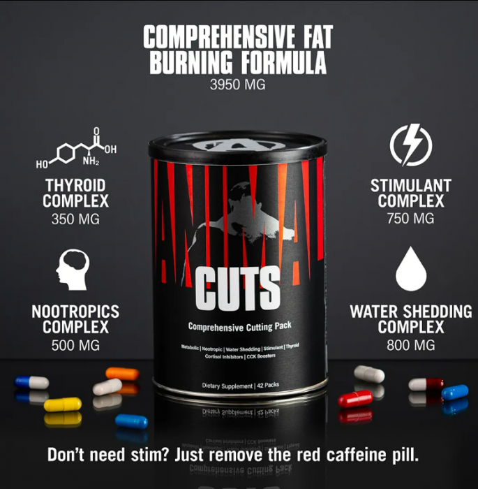 Universal Nutrition Animal Cuts (42 пак)