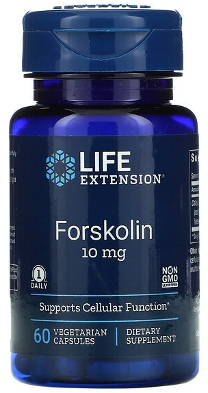 Forskolin 10 мг LIFE Extension (60 капс)