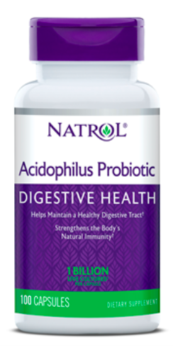 Natrol ACIDOPHILUS Пробиотик 100 мг (100 капс)
