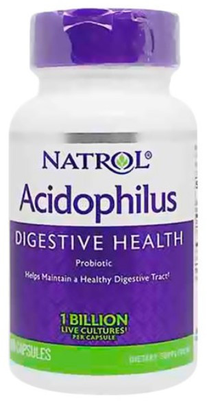 Natrol ACIDOPHILUS Пробиотик 100 мг (100 капс)