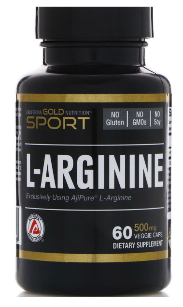 California Gold Nutrition L-Аргинин 500 мг (60 капс)