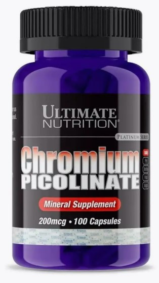 Пиколинат Хрома Ultimate Nutrition Chromium Picolinate 200 mcg (100 капс)