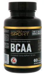 California Gold Nutrition BCAA  500 мг (60 капс)