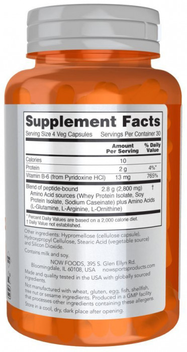 Amino Complete (аминокислотный комплекс) 120 капсул NOW Foods