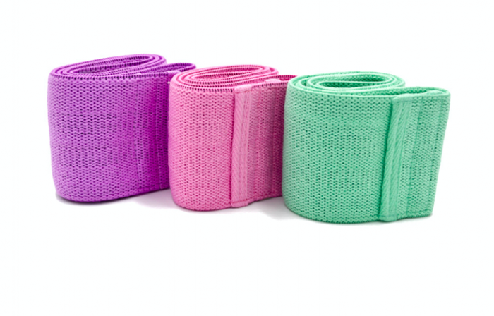 Набор тканевых ленточных эспандеров Fitness Gym (3 шт)