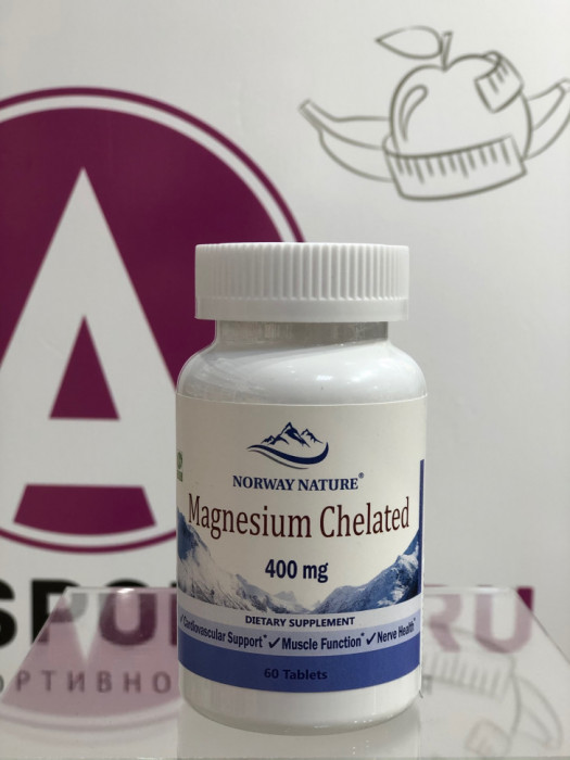 Норвежский Магний Хелат 400 мг Norway Nature