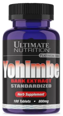 Йохимбе Ultimate Nutrition Yohimbe Bark Extract 800 мг (100 табл)