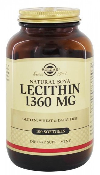 Solgar Lecithin (лецитин) 1360 мг (100 капс)