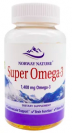 Норвежская Super Omega-3 Norway Nature (120 капc)
