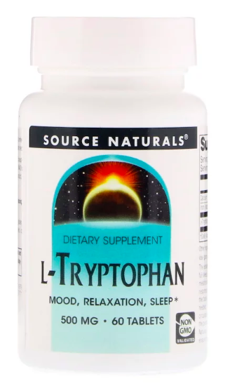 Source Naturals L-Триптофан 500 мг (60 табл)